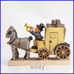 Goebel Hummel #226 The Mail Is Here Stagecoach Figurine TMK-6 W Germany