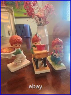 Goebel Hummel 2 Charlot BYI Figurines Germany Redhead Set Of 3 BYJ19 BYJ20 Goebel Hummel 2 Charlot BYI Figurines Germany Redhead Set Of 3 BYJ19 BYJ20