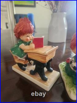 Goebel Hummel 2 Charlot BYI Figurines Germany Redhead Set Of 3 BYJ19 BYJ20 Goebel Hummel 2 Charlot BYI Figurines Germany Redhead Set Of 3 BYJ19 BYJ20