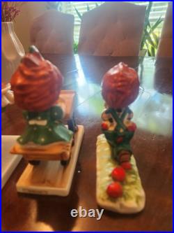 Goebel Hummel 2 Charlot BYI Figurines Germany Redhead Set Of 3 BYJ19 BYJ20 Goebel Hummel 2 Charlot BYI Figurines Germany Redhead Set Of 3 BYJ19 BYJ20