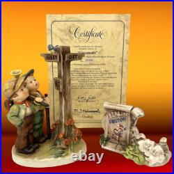 Goebel Hummel 331 Crossroads Berlin Wall Military Freedom Edition Mint with COA
