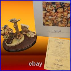 Goebel Hummel 331 Crossroads Berlin Wall Military Freedom Edition Mint with COA
