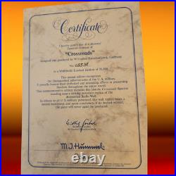 Goebel Hummel 331 Crossroads Berlin Wall Military Freedom Edition Mint with COA