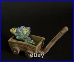 Goebel Hummel 3 Pc. Spring Landscape Hummel Source Tree Trough & Wagon Set