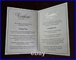 Goebel Hummel 50 Years of Disney Magic Springtime SIGNED 1 of 1000 Figurine Set