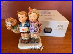 Goebel Hummel 50th Anniversary Figurine 1985 with Box # 416 The Love Lives On