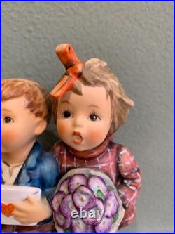 Goebel Hummel 50th Anniversary Figurine 1985 with Box # 416 The Love Lives On