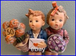 Goebel Hummel 50th Anniversary Figurine 1985 with Box # 416 The Love Lives On