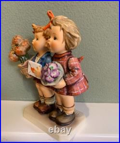 Goebel Hummel 50th Anniversary Figurine 1985 with Box # 416 The Love Lives On