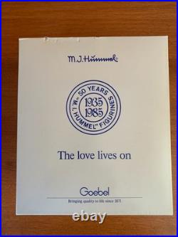 Goebel Hummel 50th Anniversary Figurine 1985 with Box # 416 The Love Lives On