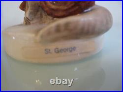 Goebel Hummel #55 Saint George Slays the Dragon TMK Artist Signed 9-30-87