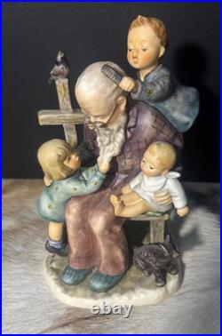 Goebel Hummel 621 Trademark TMK 7 At Grandpa's #160/10000 LM Signed by Artist