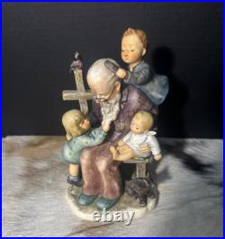 Goebel Hummel 621 Trademark TMK 7 At Grandpa's #160/10000 LM Signed by Artist