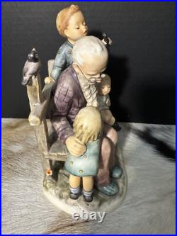 Goebel Hummel 621 Trademark TMK 7 At Grandpa's #160/10000 LM Signed by Artist