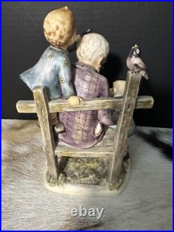 Goebel Hummel 621 Trademark TMK 7 At Grandpa's #160/10000 LM Signed by Artist