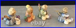Goebel Hummel Angel Trio Candleholders HUM 38 39 40 U. S. Zone Germany Set of 4