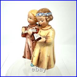Goebel Hummel Angelic Song #144 Figurine U. S Zone Tmk-1 Incised Crown Mark Goebel Hummel Angelic Song #144 Figurine U. S Zone Tmk-1 Incised Crown Mark