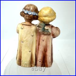 Goebel Hummel Angelic Song #144 Figurine U. S Zone Tmk-1 Incised Crown Mark Goebel Hummel Angelic Song #144 Figurine U. S Zone Tmk-1 Incised Crown Mark