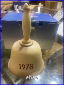 Goebel Hummel Annual Bell 1978 W. Germany Porcelain Girl & Bird
