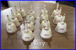 Goebel Hummel Annual Bell Collection Set of 15 (1978-1992) 6¼ Tall