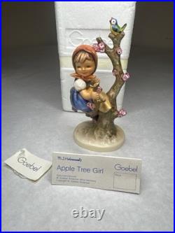 Goebel Hummel Apple Tree Boy & Girl Set HUM 142/I TMK6 Germany w Boxes Tags