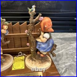 Goebel Hummel Apple Tree Boy Girl TMK-2 Germany 141 142 Vintage Set 6.5 Mint