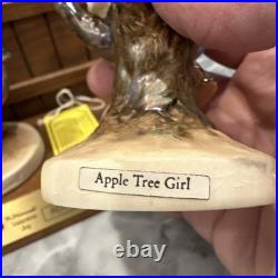 Goebel Hummel Apple Tree Boy Girl TMK-2 Germany 141 142 Vintage Set 6.5 Mint