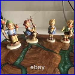 Goebel Hummel Apple Tree Boy & Girl plus 2 others in this lot