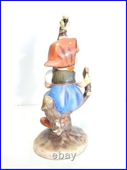 Goebel Hummel Apple Tree Girl (141/1) & Boy (142/I) Full Bee TMK2 Germany 6 5/8