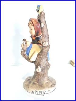 Goebel Hummel Apple Tree Girl (141/1) & Boy (142/I) Full Bee TMK2 Germany 6 5/8