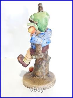 Goebel Hummel Apple Tree Girl (141/1) & Boy (142/I) Full Bee TMK2 Germany 6 5/8