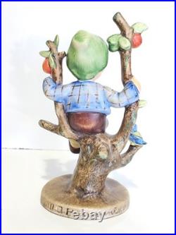 Goebel Hummel Apple Tree Girl (141/1) & Boy (142/I) Full Bee TMK2 Germany 6 5/8