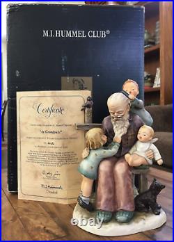 Goebel Hummel At Grandpa's 621 Figurine Mint in Box with COA