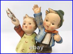 Goebel Hummel Auf Wiedersehen 153/0 Boy Wearing Green Hat Rare Figurine TMK2