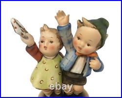 Goebel Hummel Auf Wiedersehen 153/0 Boy Wearing Green Hat Rare Figurine TMK2