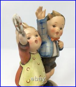 Goebel Hummel Auf Wiedersehen 153/0 Boy Wearing Green Hat Rare Figurine TMK2