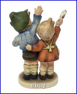 Goebel Hummel Auf Wiedersehen 153/0 Boy Wearing Green Hat Rare Figurine TMK2