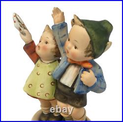 Goebel Hummel Auf Wiedersehen 153/0 Boy Wearing Green Hat Rare Figurine TMK2