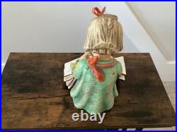 Goebel Hummel BOOK WORM 3/II Girl Reading TMK5 Large 9.5 Tall