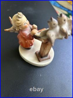 Goebel Hummel Bird Duet Figurine #169 Angel and Birds W. Germany TMK5 Signed Goebel Hummel Bird Duet Figurine #169 Angel and Birds W. Germany TMK5 Signed