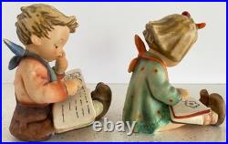Goebel Hummel Bookworm Pair Boy & Girl W Germany No Box