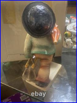 Goebel Hummel Boy with Umbrella & Bag Figurine Germany Vintage Porcelain 8