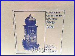 Goebel Hummel Call to Worship Clock Tower 441 Box COA Works Great 13.5