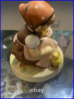 Goebel Hummel Chick Girl Figurine W. Germany Vintage Porcelain