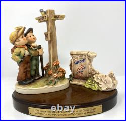 Goebel Hummel Crossroads & Berlin Wall 331 Military Freedom with Base Mint