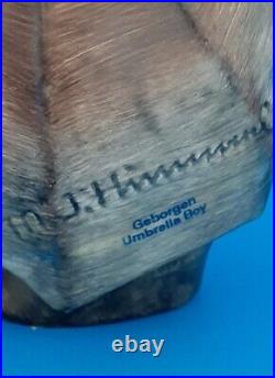 Goebel Hummel Double Signed #152/A/2/0 Rare Umbrella Boy Geborgen 3.5