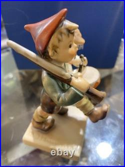 Goebel Hummel Drummer Boys Figurine Germany Vintage With Box & Bag