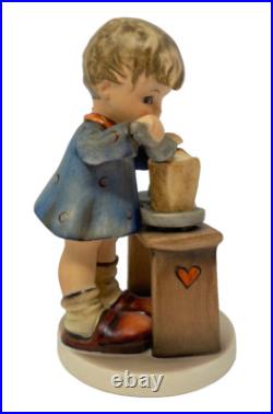 Goebel Hummel Fair Measure 345 Old Style Eyes Open Figurine TMK 5 Excellent