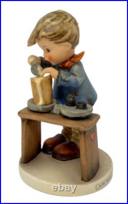 Goebel Hummel Fair Measure 345 Old Style Eyes Open Figurine TMK 5 Excellent