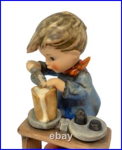 Goebel Hummel Fair Measure 345 Old Style Eyes Open Figurine TMK 5 Excellent